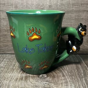 Green Lake Tahoe Bear Mug Jumbo